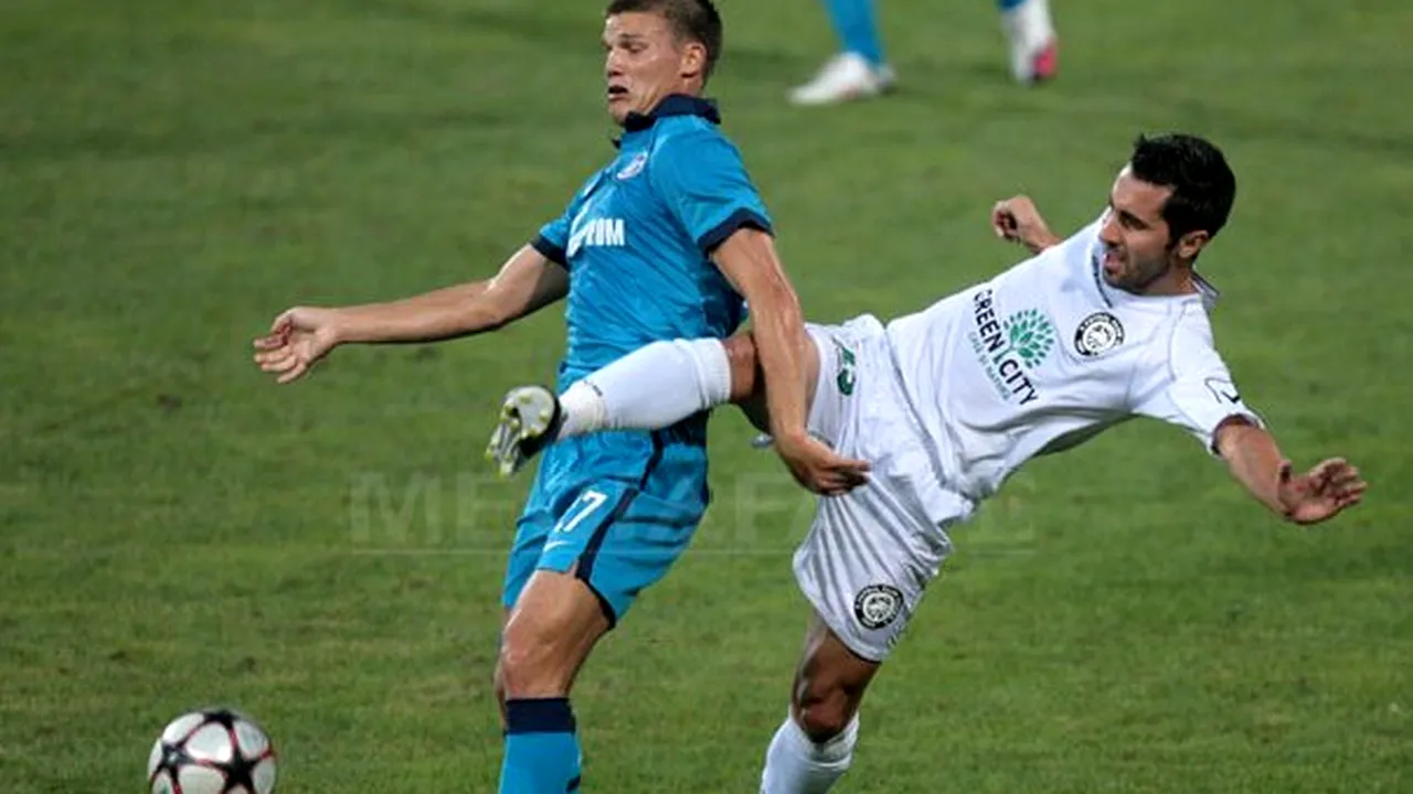 Unirea Urziceni a remizat, scor 0-0, cu Zenit, în prima manşă a turului trei preliminar al LC