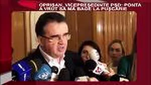 DECLARAŢIA ZILEI. Oprişan, vicepreşedinte PSD: Ponta a vrut să mă bage la puşcărie