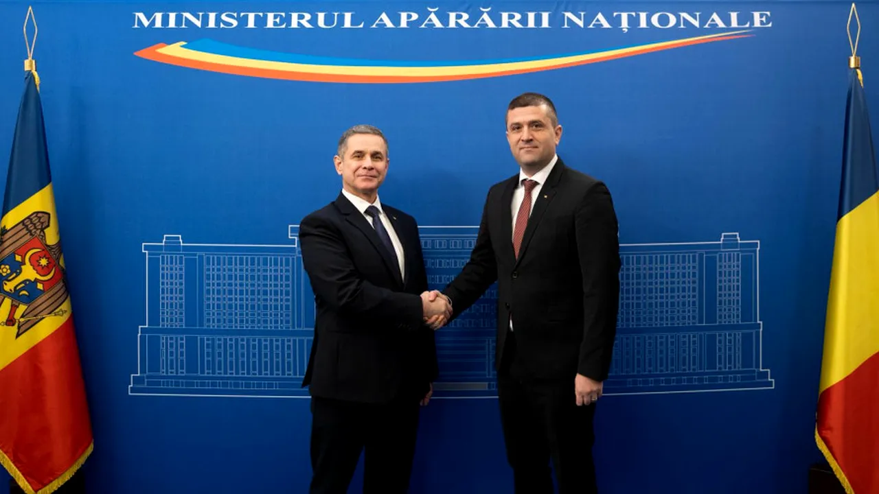 Întrevedere a miniștrilor Apărării din România și Republica Moldova