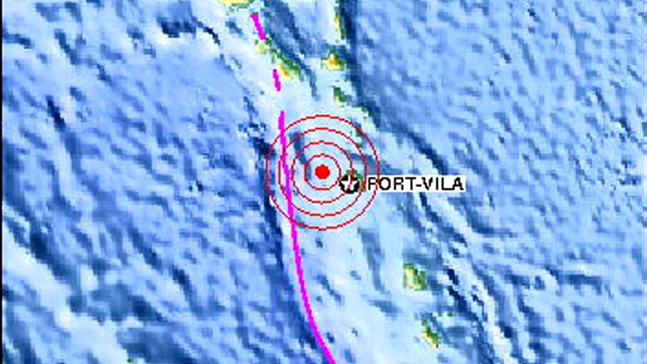 Cutremur cu magnitudinea de 7,6 în arhipelagul Vanuatu