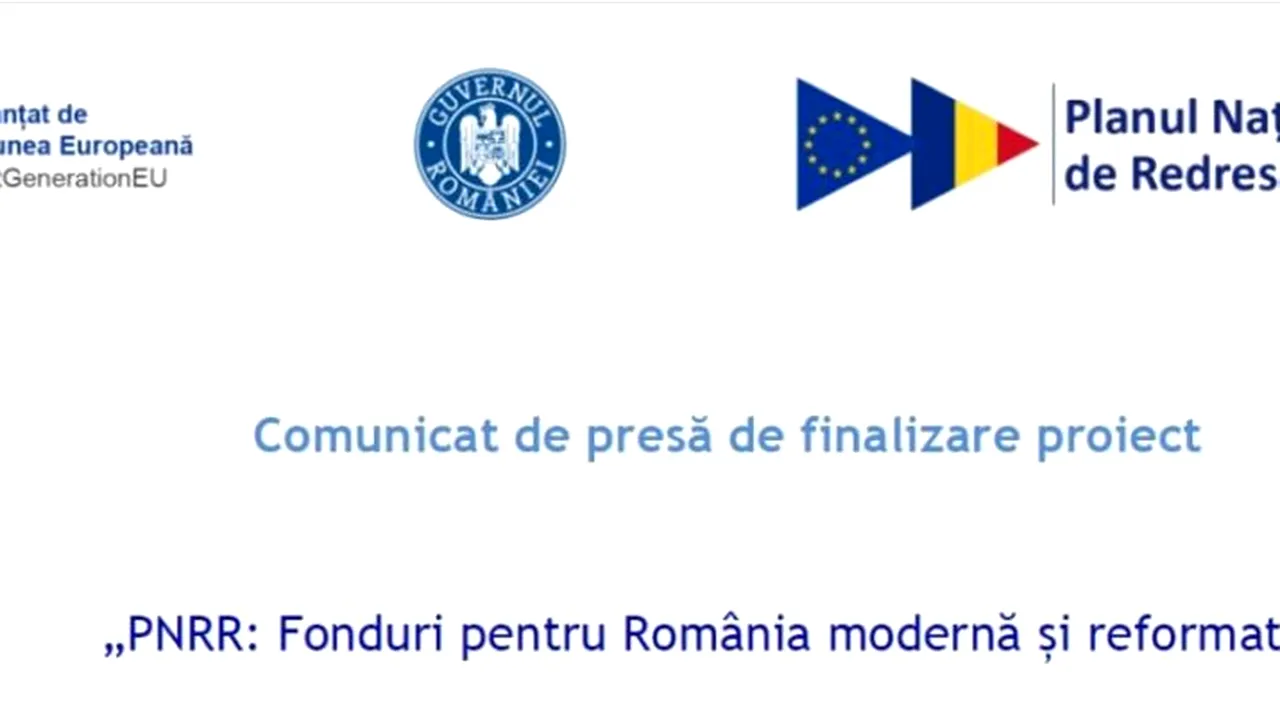 „PNRR: Fonduri pentru România modernă și reformată!”