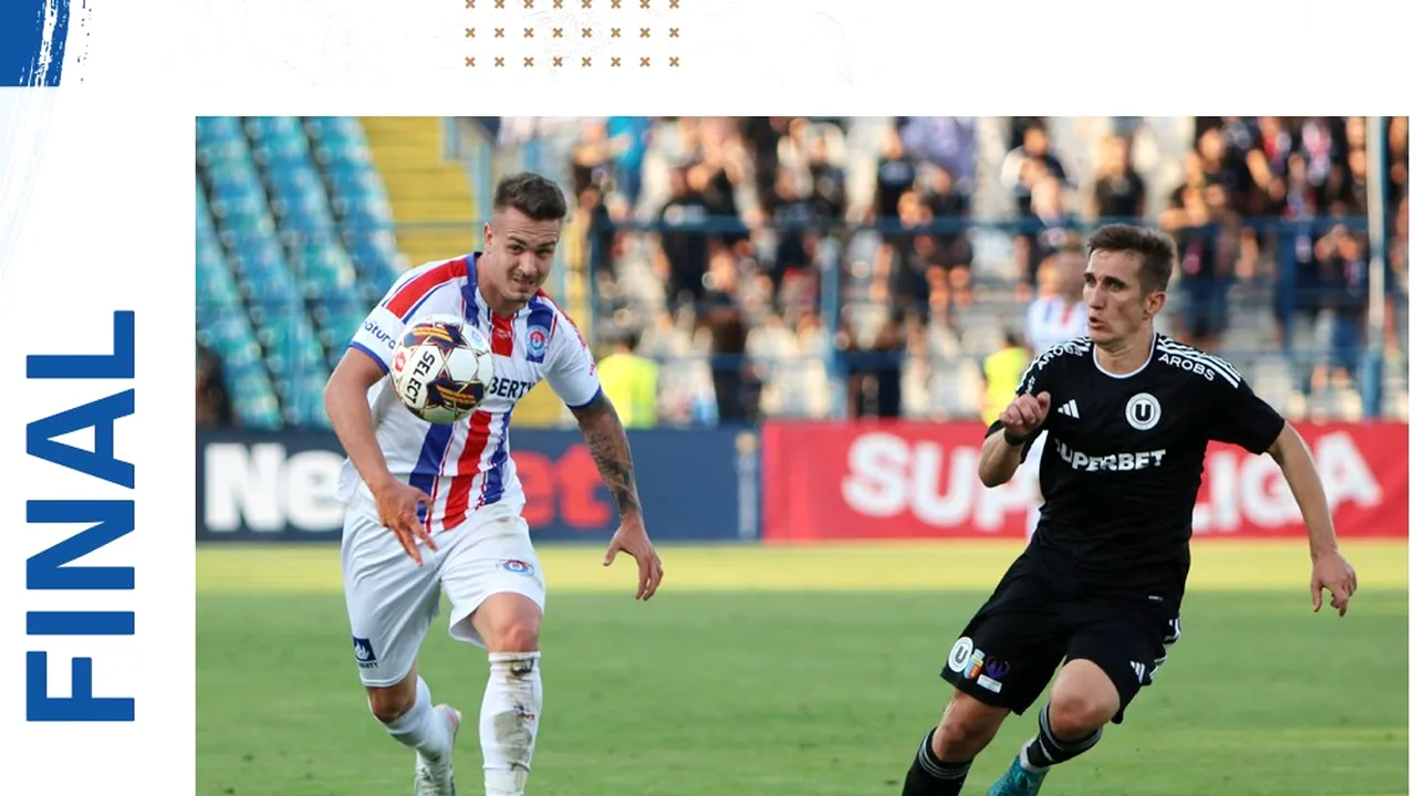 Superliga: Oţelul Galaţi, egalată de U Cluj în minutul 90