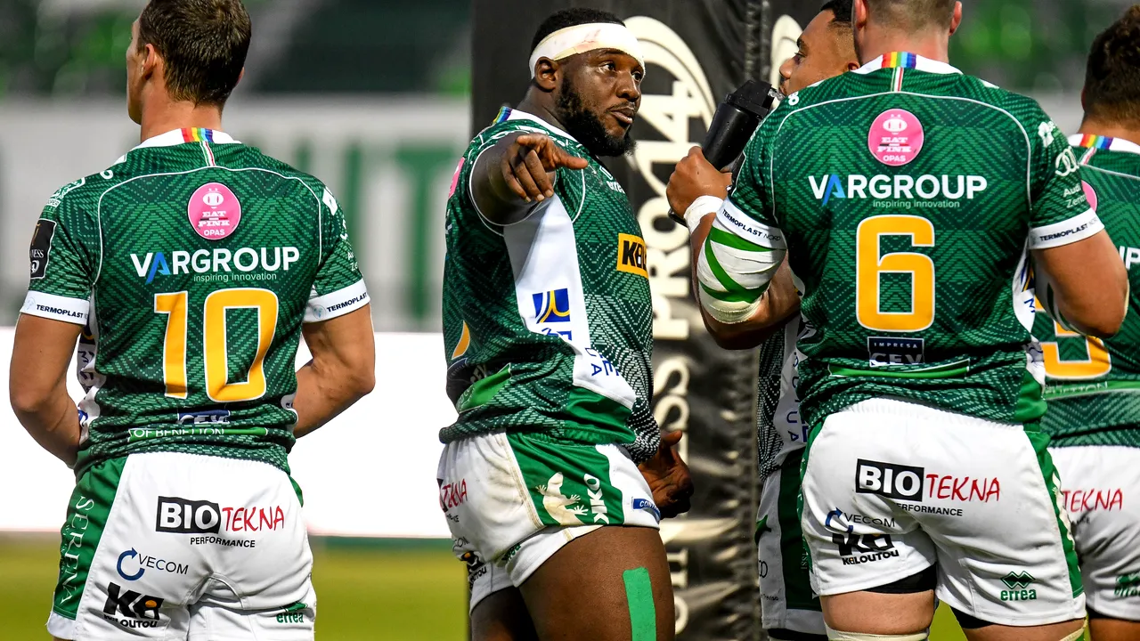 Clubul de rugby Benetton Treviso l-a suspendat pe jucătorul care a făcut o glumă rasistă unui coleg