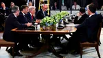 Trump a întrerupt brusc întâlnirea cu liderii europeni pentru a-l suna pe Putin