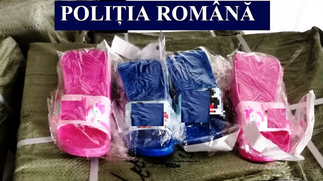Mii de perechi de încălţăminte contrafăcute au ajuns în Portul Agigea, din China