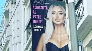 Campania îndrăzneaţă a unui studio de videochat: „Ai 30 de ani şi n-ai făcut milionu’? Schimba-ţi job-ul”/ Capitala a fost împânzită de astfel de anunţuri