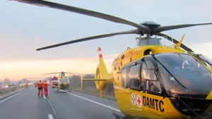 GALERIE FOTO Şase români, răniţi într-un accident rutier produs în Austria. Doi sunt în stare gravă 