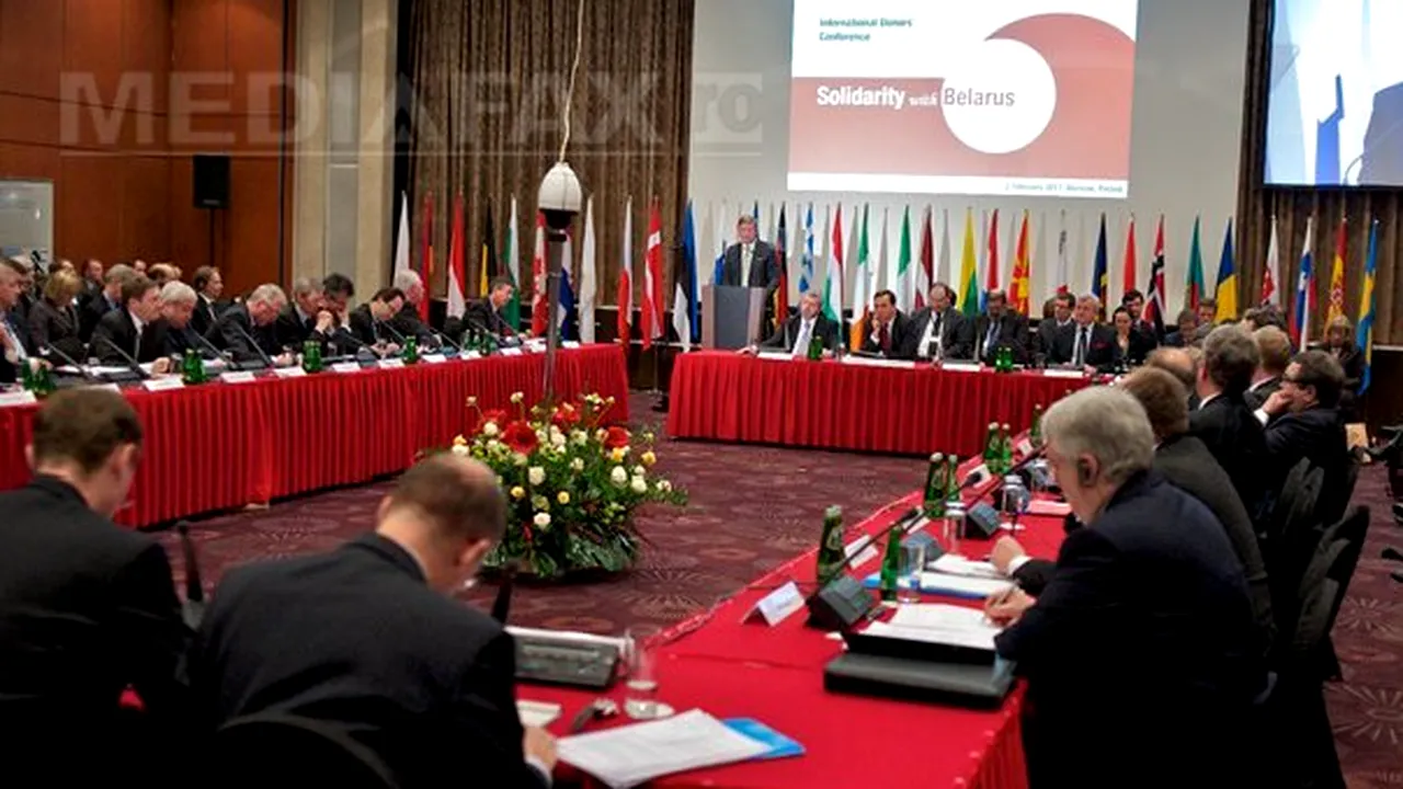 Belarusul consideră participarea României la Conferinţa Donatorilor drept un gest neprietenos