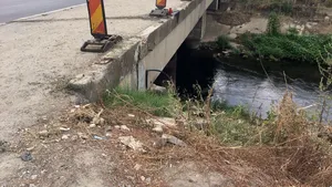 Doi oameni au murit după ce maşina în care se aflau a plonjat 10 metri de pe un pod