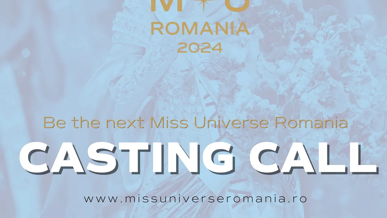 Incep înscrierile pentru cel mai aşteptat concurs de frumuseţe al anului! Pe data de 15 septembrie va avea loc castingul official pentru Miss Universe Romania 2024