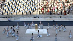Operațiune spectaculoasă la Atena: stadionul din marmură al primelor Jocuri Olimpice moderne este curățat după un secol