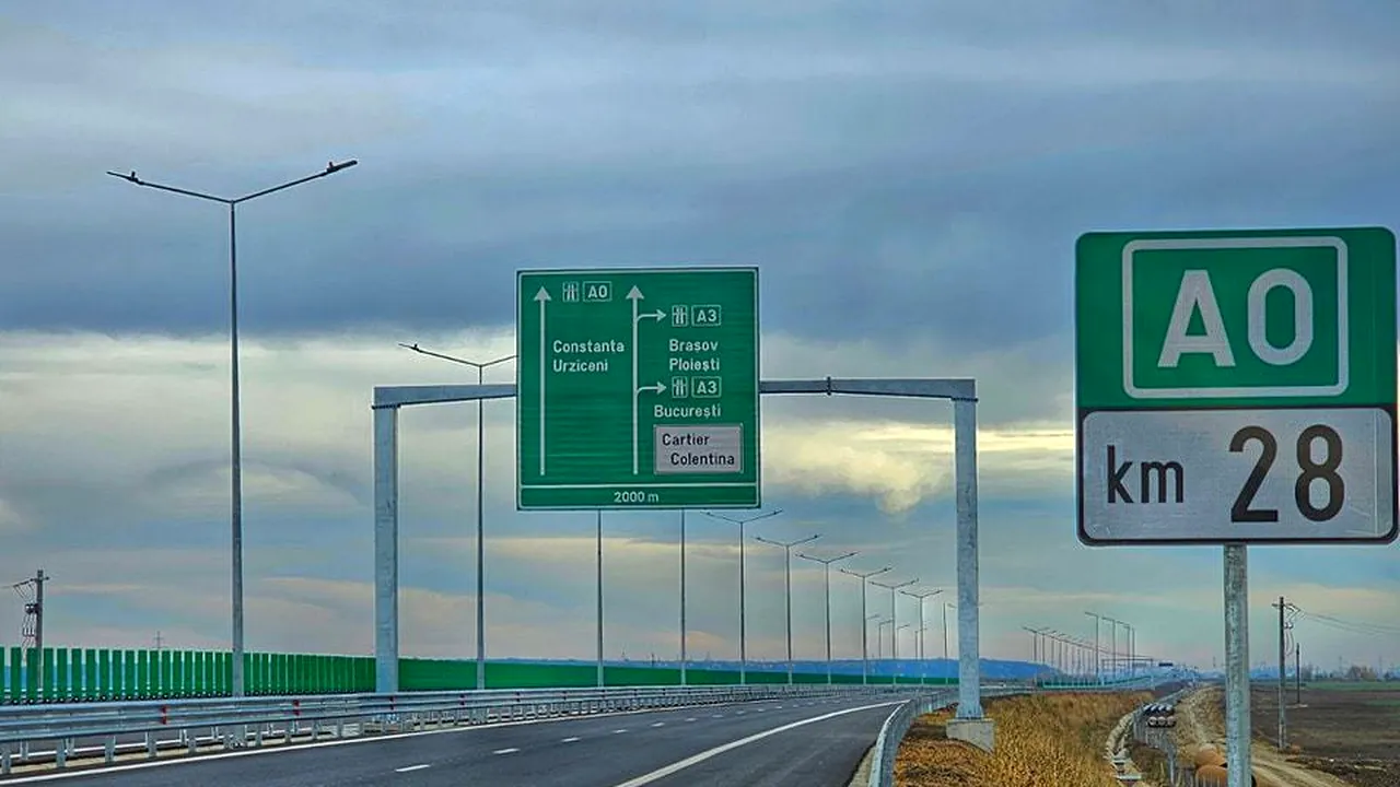 VIDEO Se deschide circulaţia pe primul tronson al noii centuri a Capitalei – A0, între DN1 şi A3 / A fost finalizat cu 7 luni mai devreme faţă de termenul contractual