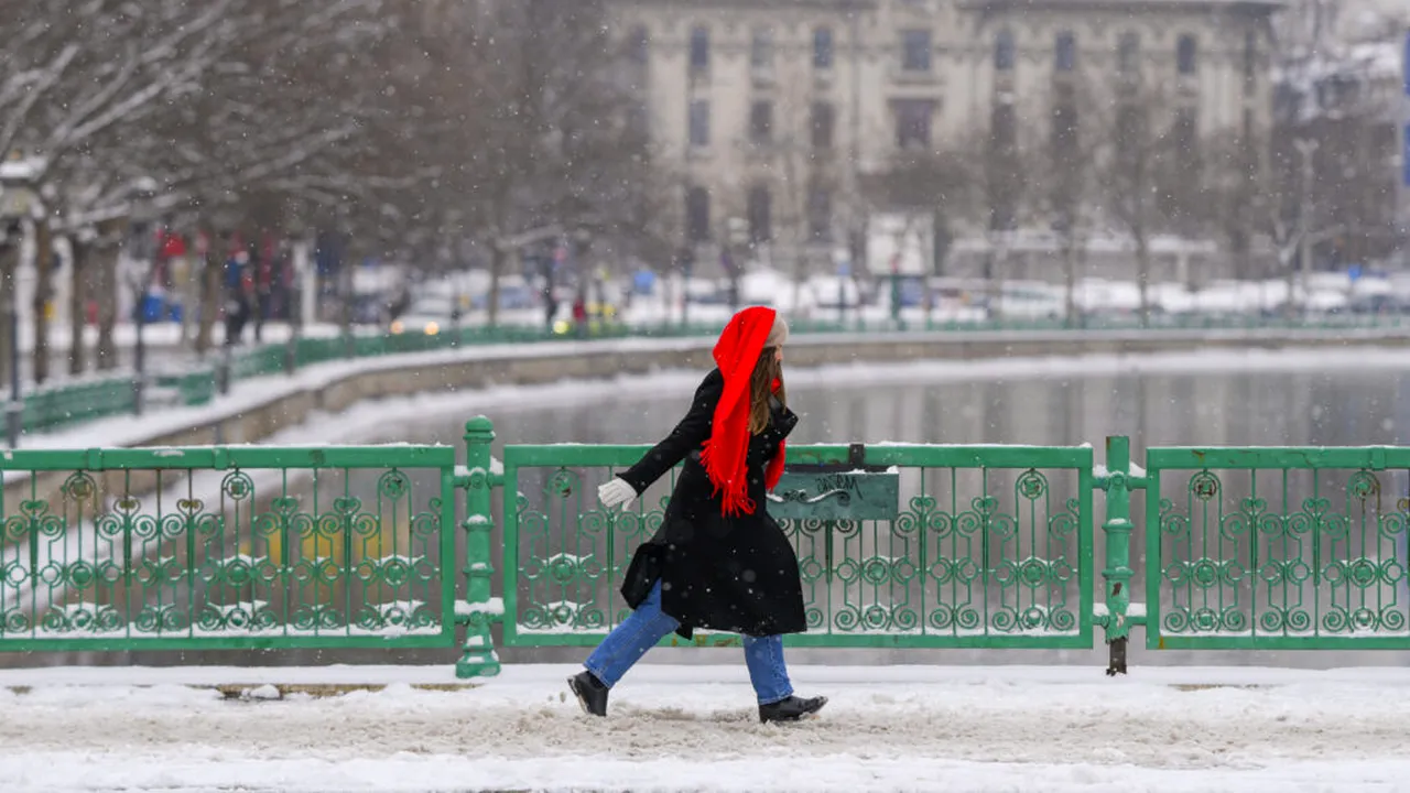 Vremea în București: Cod galben de ger și temperaturi de până la -13 grade