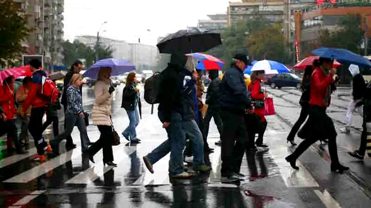 Temperaturile scad cu peste 15 grade de la o zi la alta, în Capitală