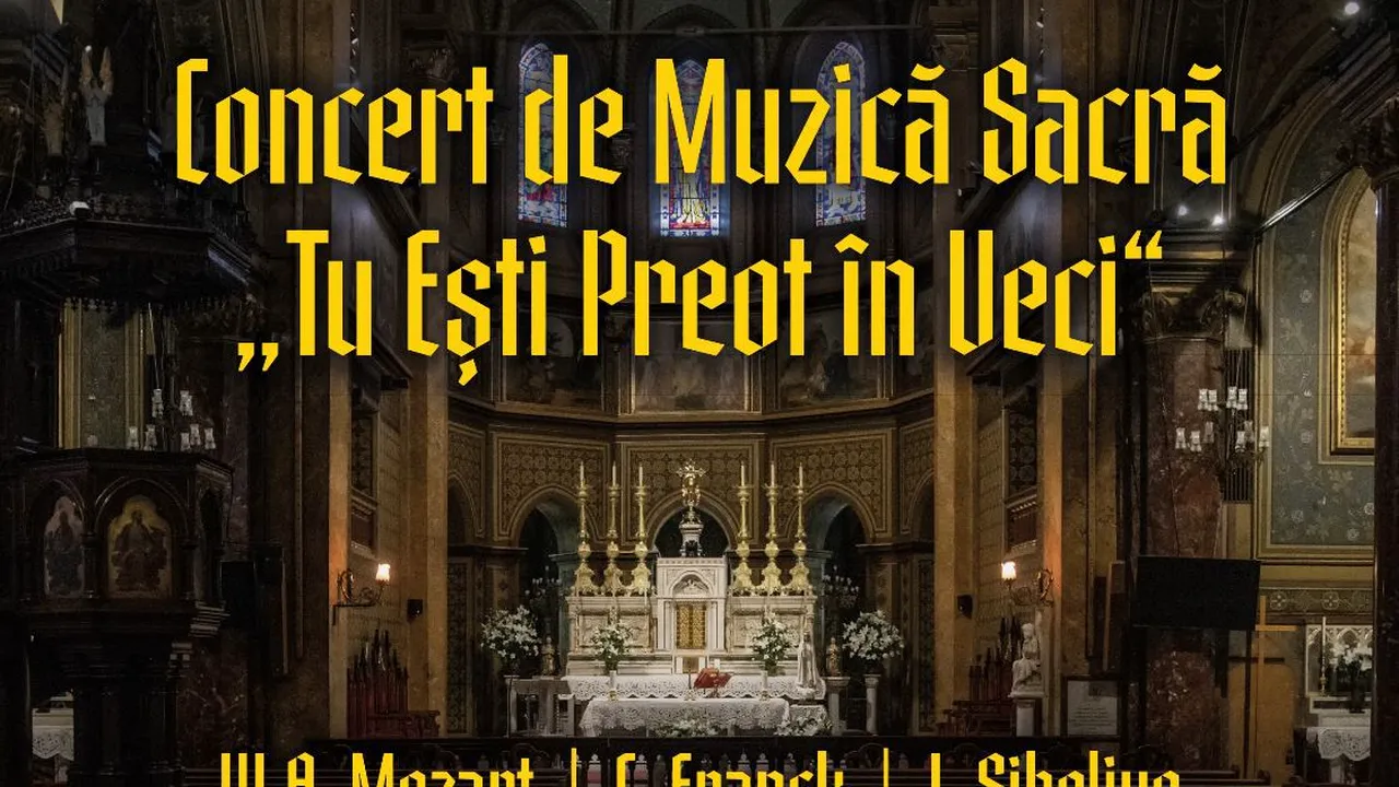 Concert de muzică sacră – „TU EŞTI PREOT ÎN VECI”
