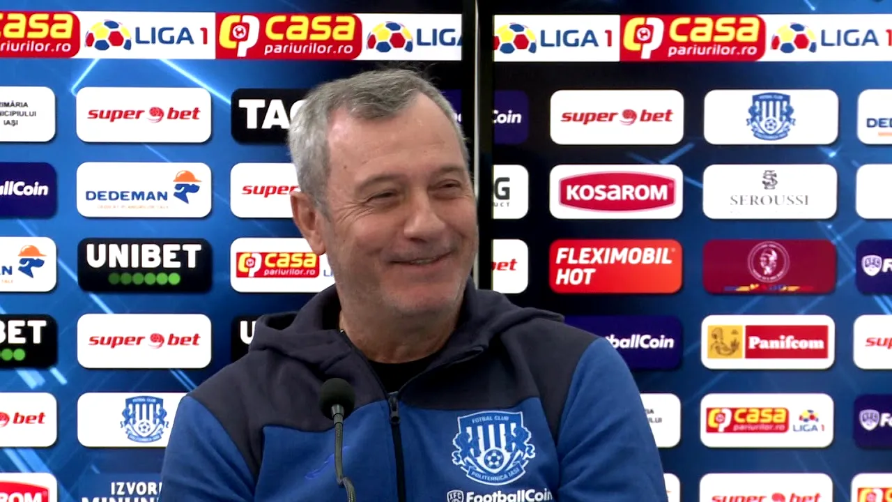 VIDEO: Rednic refuză să dea mâna cu Florin Prunea la meciul Poli Iaşi - Dinamo Bucureşti din play-out