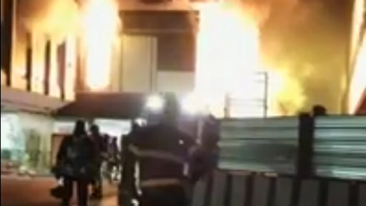 Incendiu mare la o uzină chimică din Italia