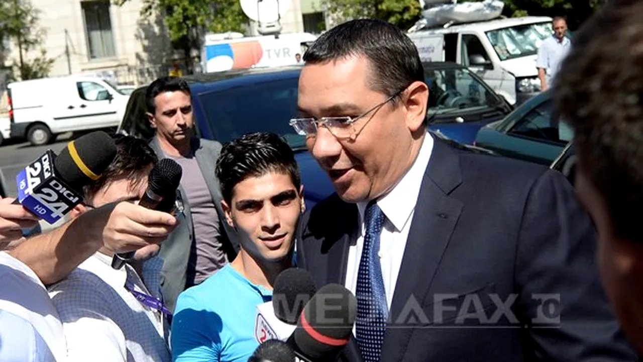 Premierul Victor Ponta, la DNA pentru a depune documente în dosarul 
