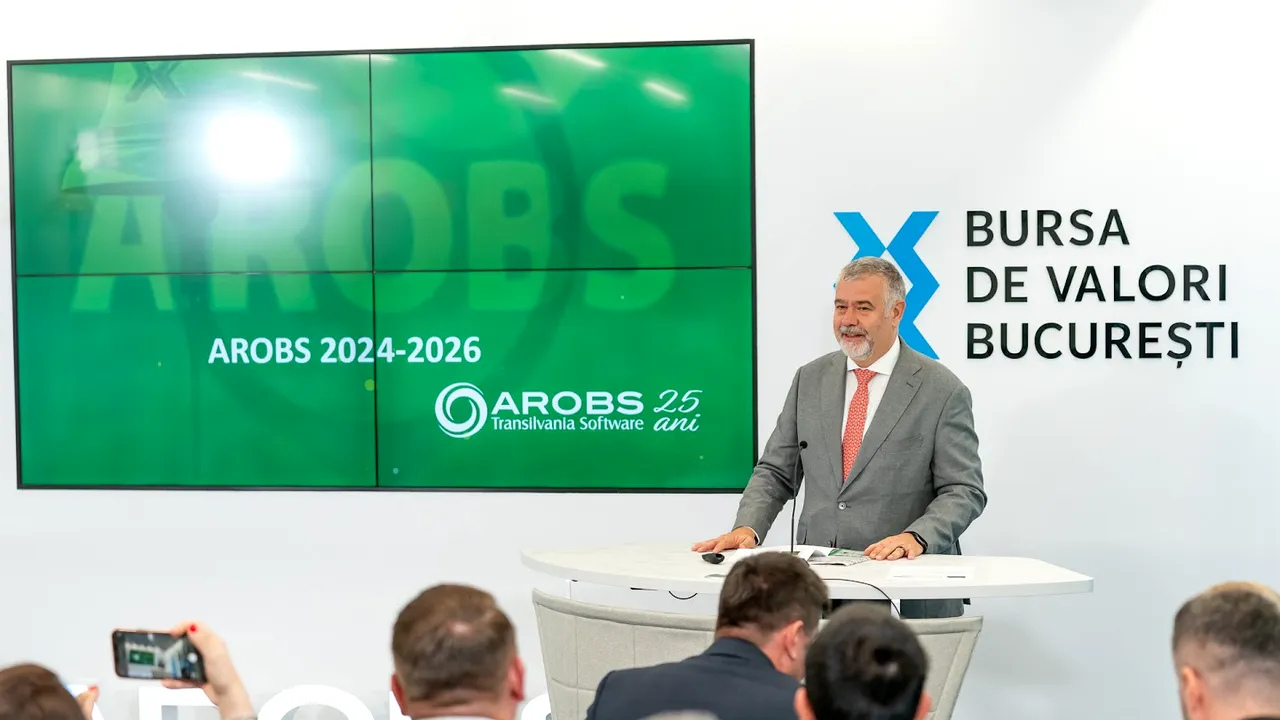 Începând de astăzi, acţiunile AROBS se tranzacţionează pe Piaţa Principală a BVB