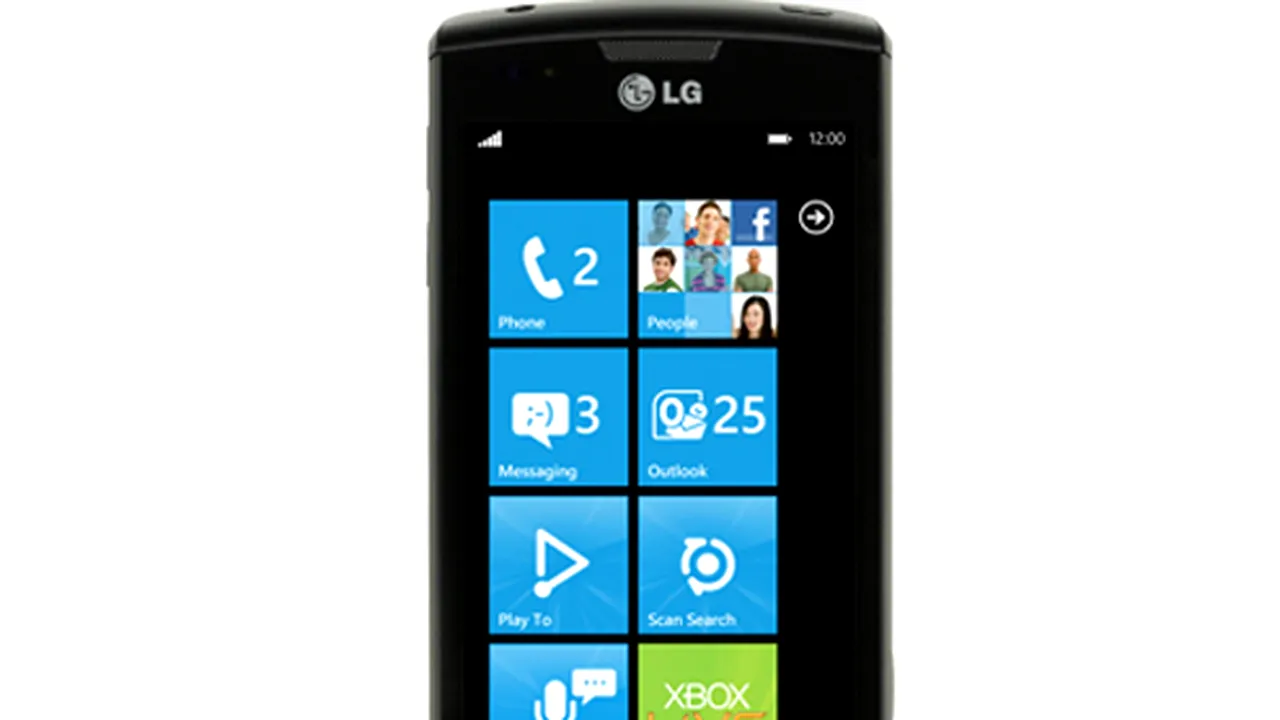 LG E900 Optimus 7, cu Windows 7, lansat în România