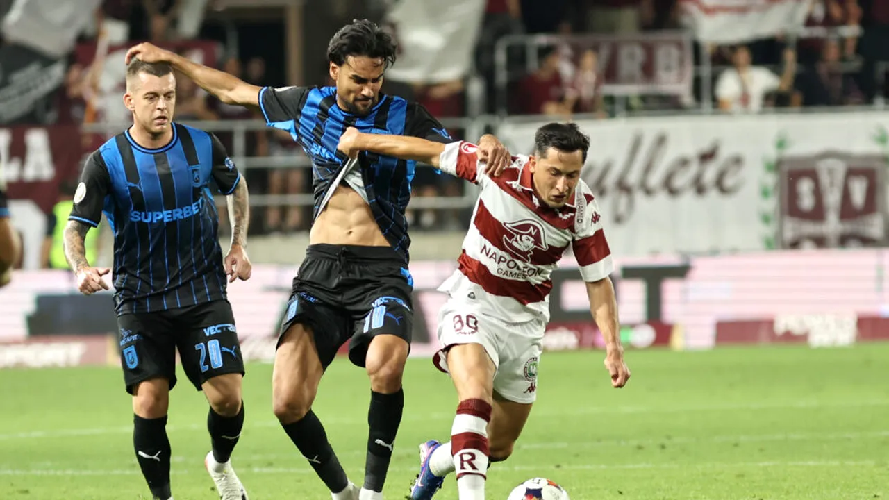 Rapid și Universitatea Craiova, amendate pentru scandările suporterilor de la derby-ul din Giulești