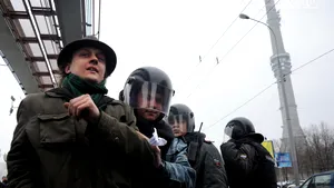 PROTESTE ÎN RUSIA: Zeci de oameni arestaţi la Moscova în cadrul unei manifestaţii împotriva lui Putin - FOTO