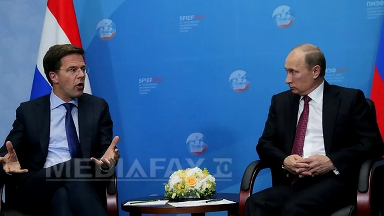 Premierul olandez i-a cerut lui Vladimir Putin o 