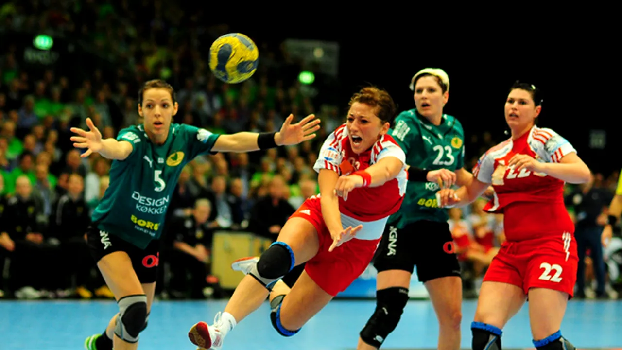 Finala Ligii Campionilor la handbal feminin pe un ecran gigant în Parcul Tineretului