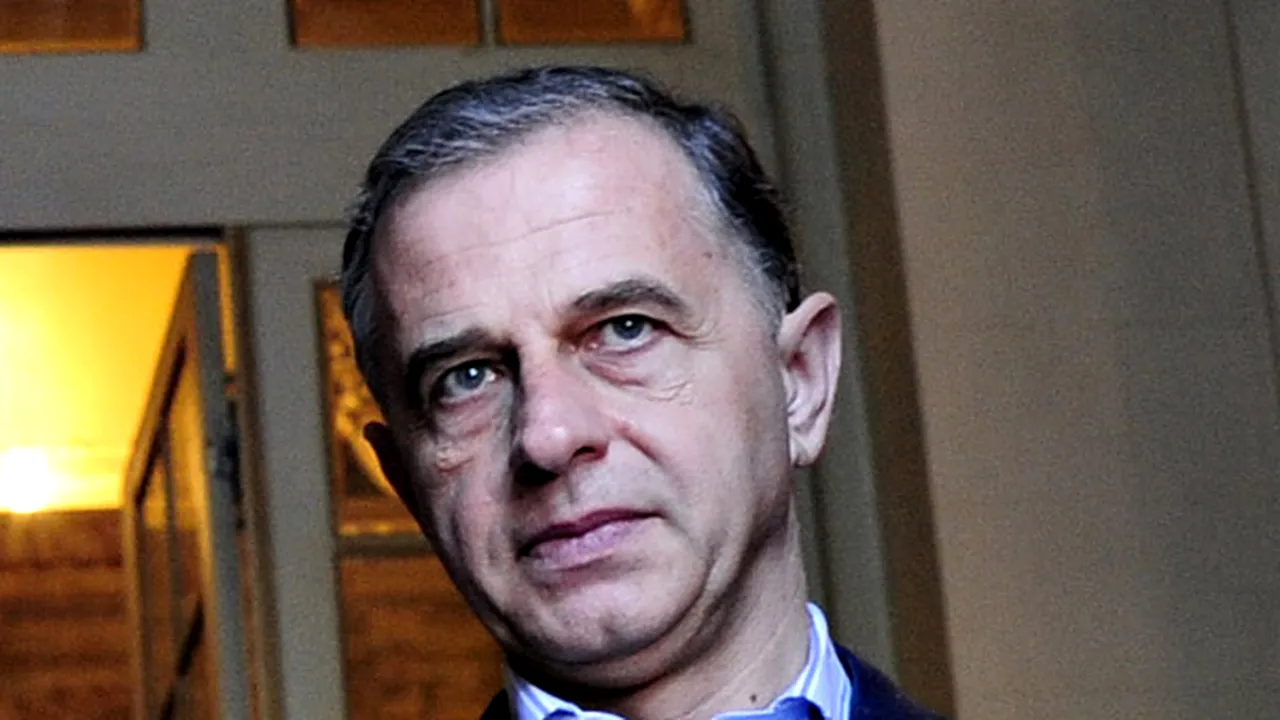 Banner cu Geoană pe fundal violet şi mesajul 