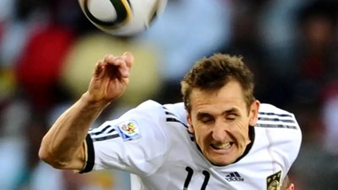 Klose l-a egalat pe Just Fontaine în clasamentul golgheterilor la Cupa Mondială