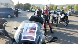 Cluj: Peste 100 de motociclişti din Transilvania, la un marş în memoria poliţistului Bogdan Gigină - FOTO, VIDEO