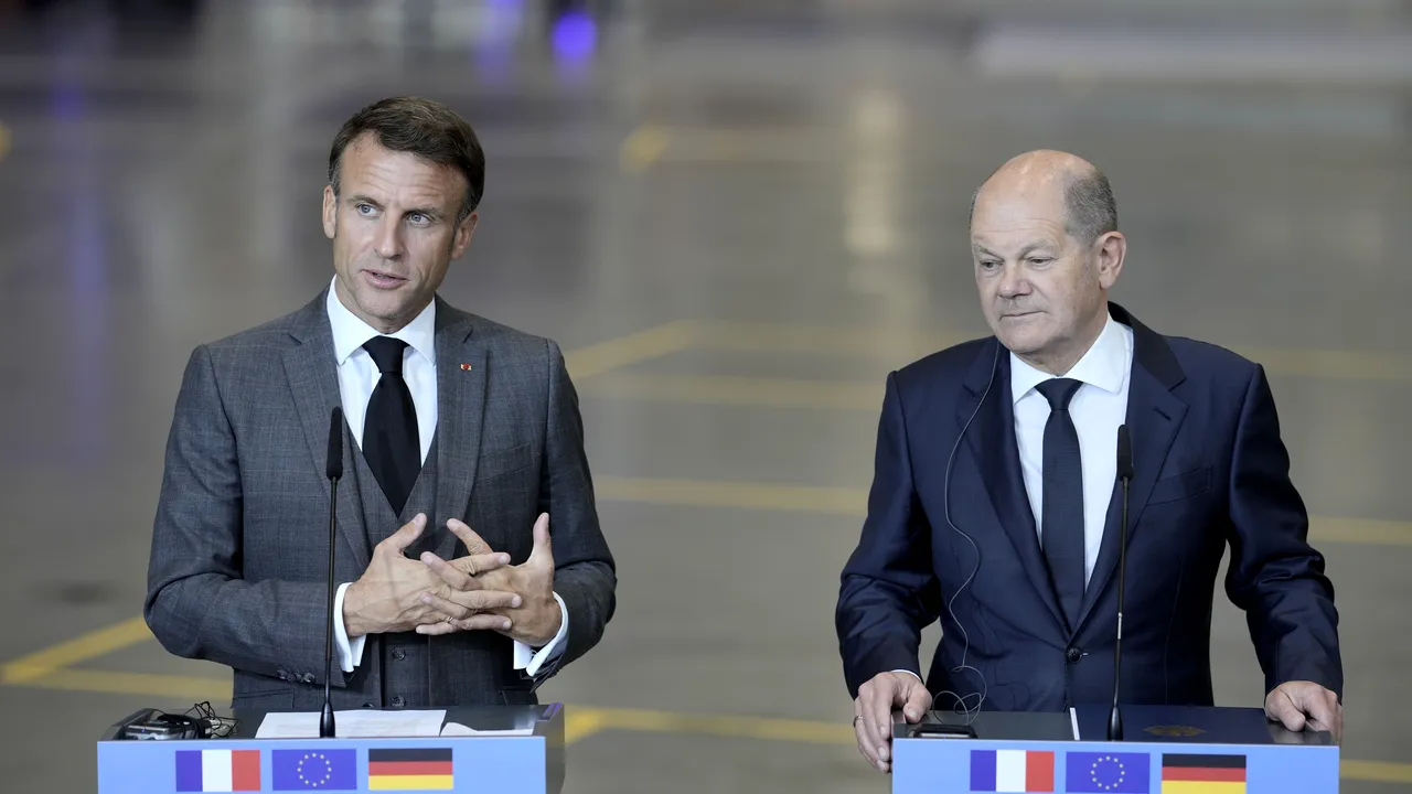 Divergenţele dintre Scholz şi Macron reprezintă o problemă pentru UE. 