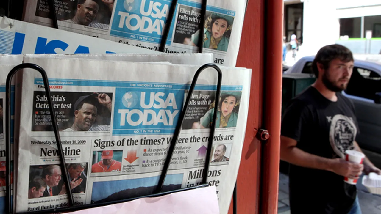 Gannett, cel mai mare publisher din SUA, trimite mai mulţi angajaţi în şomaj tehnic