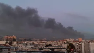 Incendiu puternic în Parcul Industrial din Cluj-Napoca. Avertizare RoAlert