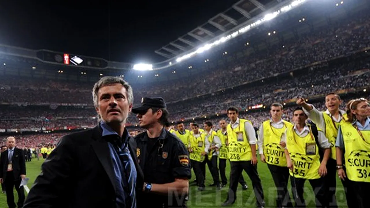Federaţia italiană a amendat cu 25.000 de euro clubul Inter şi pe Mourinho