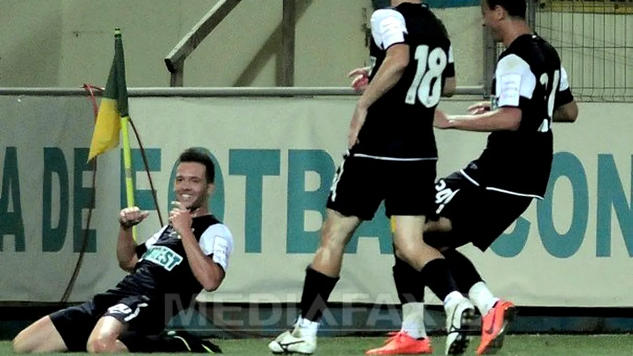 Concordia Chiajna - Universitatea Cluj, scor 0-2, în Liga I
