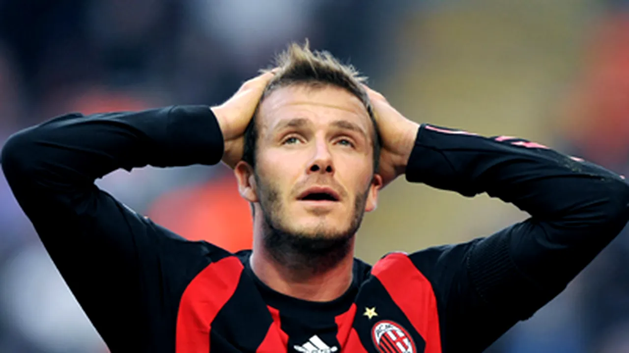 Beckham s-a accidentat la antrenamente
