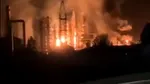 Rafinărie din Samara, Rusia, în flăcări după un atac cu drone. Instalația, la 900 de kilometri de granița cu Ucraina