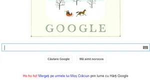 GOOGLE le urează românilor ”Sărbători fericite”