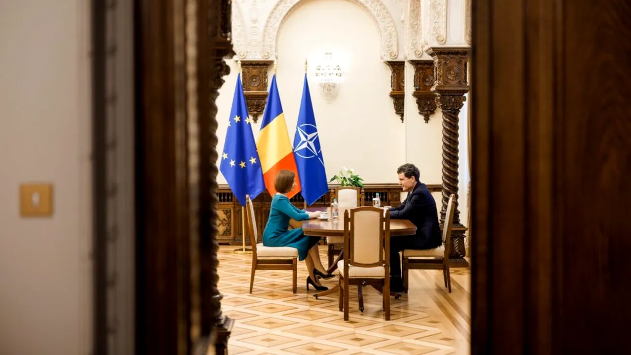 Maia Sandu, discuții cu Nicușor Dan despre proiecte comune și integrarea în UE a Republicii Moldova