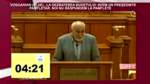 DECLARAŢIA ZILEI: Vosganian, la dezbaterea bugetului: Avem un preşedinte pamfletar. Noi nu răspundem la pamflete