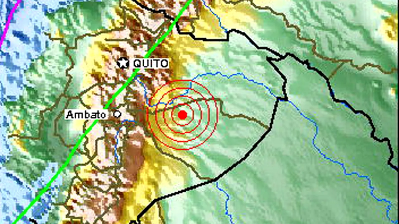 Cutremur cu magnitudinea 7,2 în Ecuador