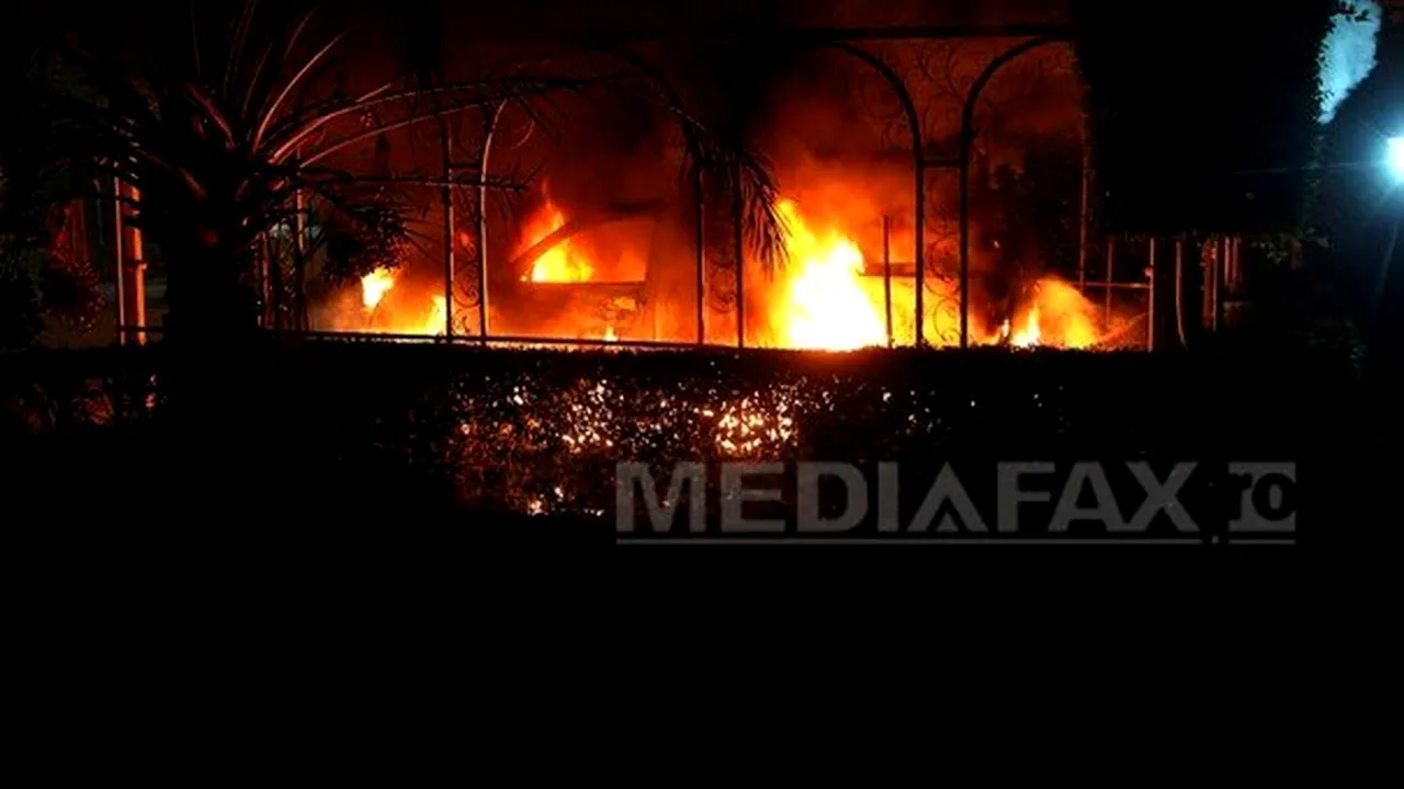 Cel puţin cinci americani au fost răniţi în atacul asupra consulatului SUA de la Benghazi