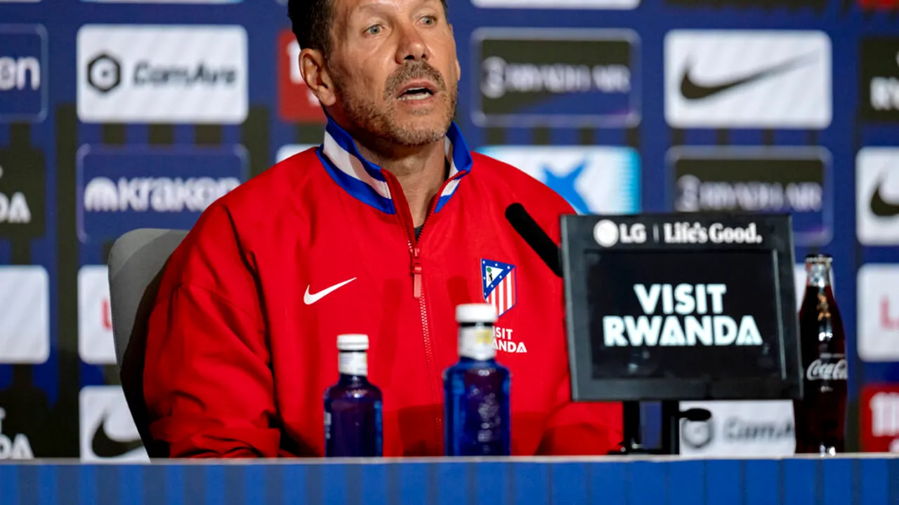 Simeone își cere scuze față de Vinícius și de președintele Real Madrid după incidentul din Supercupă