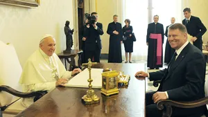 Iohannis, despre primirea la Papa Francisc: A fost o întâlnire emoţionantă şi foarte bună