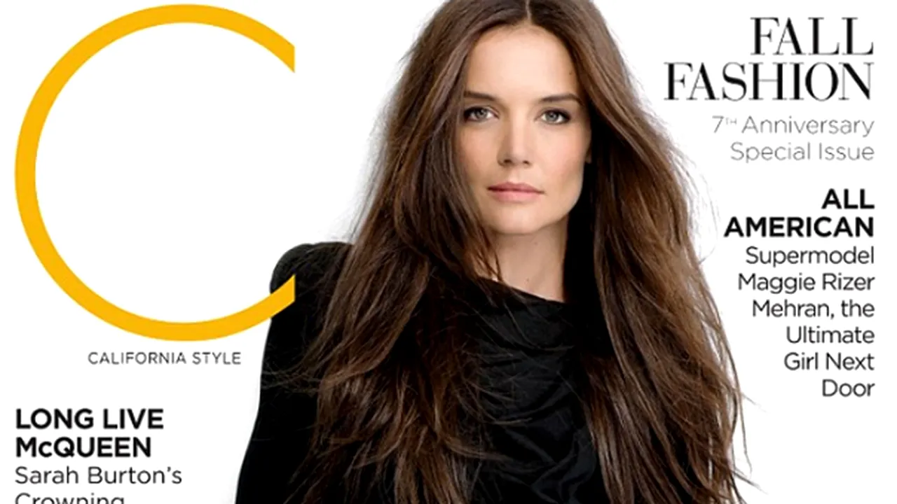Katie Holmes, prima apariţie într-o revistă după divorţul de Tom Cruise. Cum s-a schimbat actriţa - FOTO
