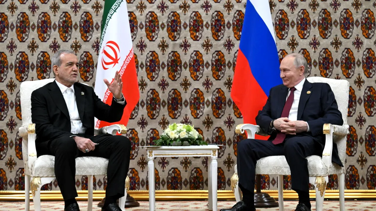Președintele Iranului a vorbit la telefon cu Vladimir Putin. Convorbirea, după dezvăluirile că Rusia oferă Iranului informații pentru a ținti forțele SUA