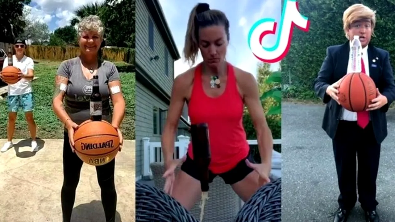 Basketball Beer Challenge face valuri pe TikTok, te bagi?