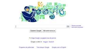 Google îl omagiază pe trompetistul Dizzy Gillespie printr-un logo special