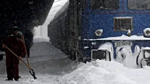 Several Trains Cancelled In Southeastern Romania Due To Snow, Frost